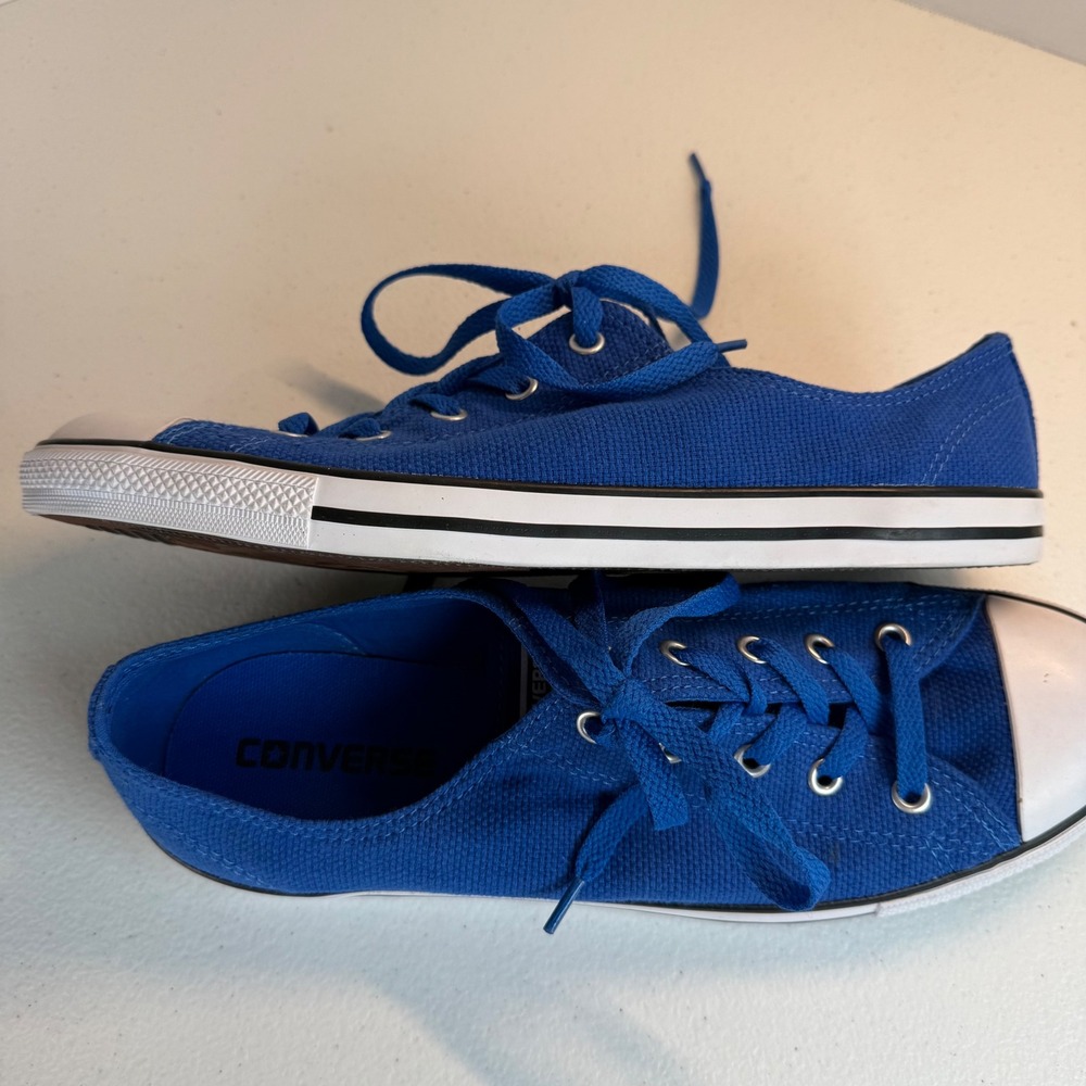 Converse Chuck Taylor All Star Dainty Ox Laser Blue Canvas Sneaker 10 - Picture 10 of 12